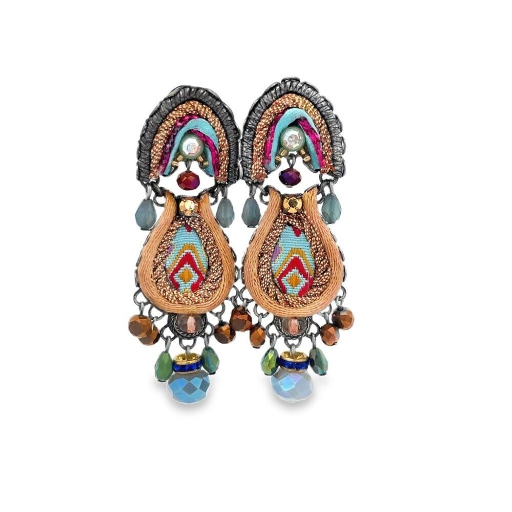 Ayala Bar Small Yellow Earrings